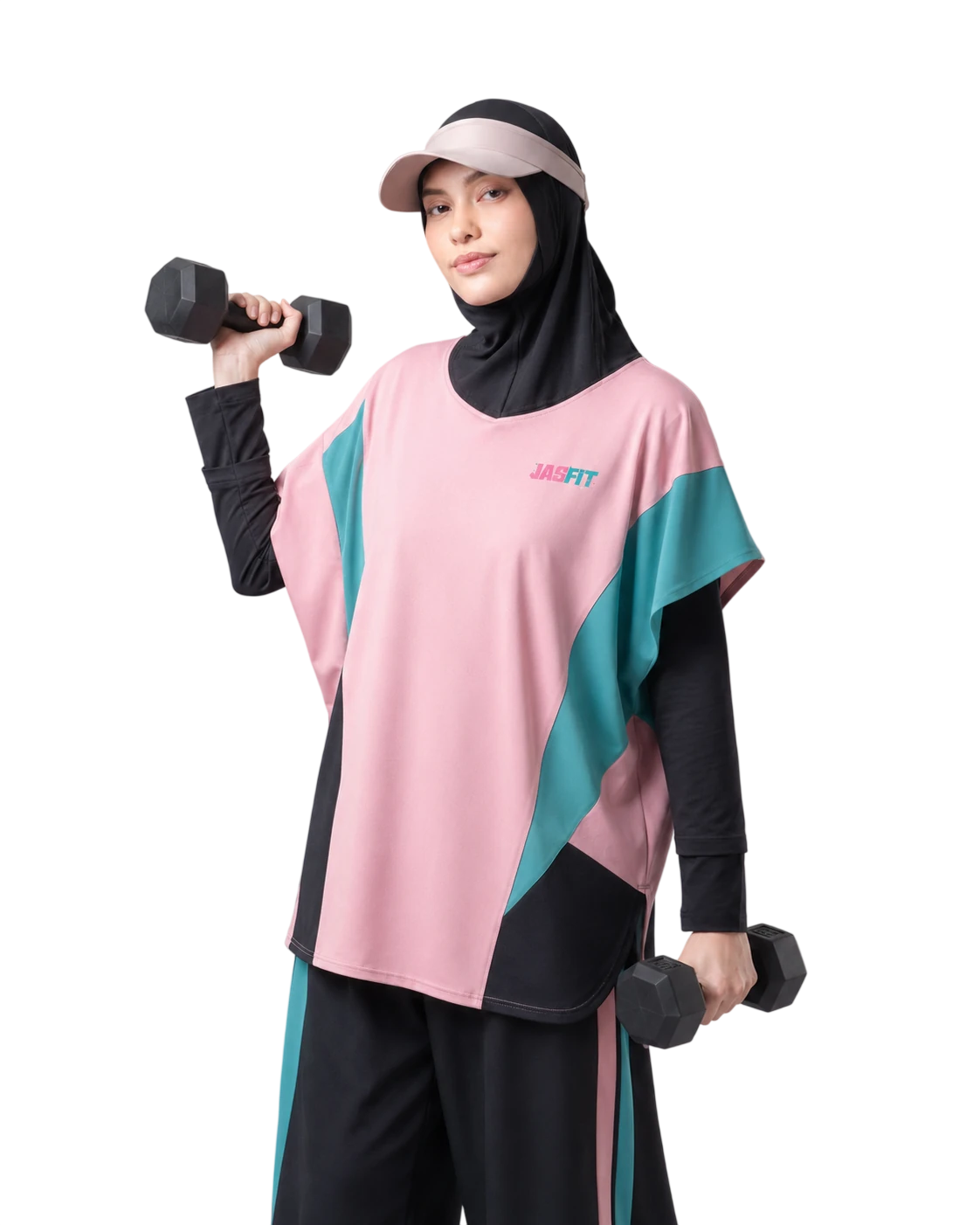 Member JASFIT berlatih dengan dumbbell